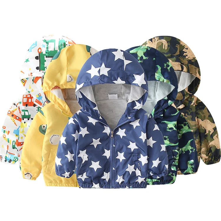 Cute Cartoon Pattern Printing Kids Spring Windproof Windbreaker Outwear Zipper Hooded Outdoor Jackets, Customized color
Cute Cartoon Pattern Printing Kids Spring Windproof Windbreaker Outwear Zipper Hooded Outdoor Jackets, Customized color
