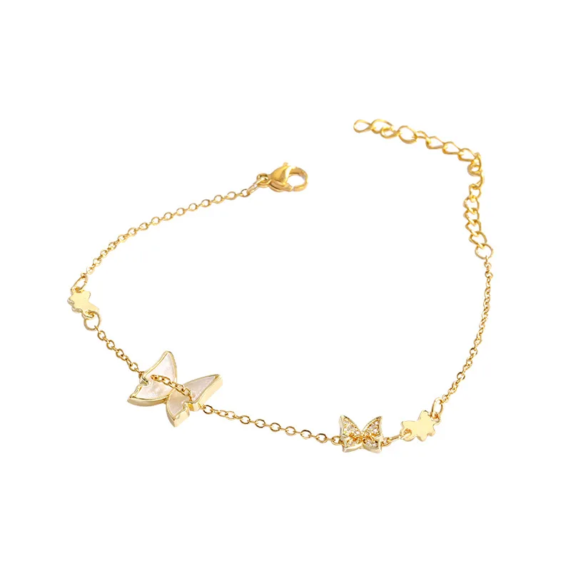 MSYO New Ins Butterfly Bracelet Stainless Steel Bracelets For Women Fashion Chain Bracelet
MSYO New Ins Butterfly Bracelet Stainless Steel Bracelets For Women Fashion Chain Bracelet