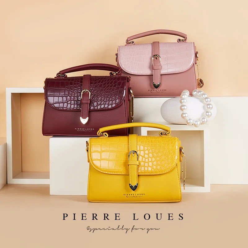 Pierre Loues Fashion Retro Crocodile Leather Women Ladies Handbag High Quality PU Leather Hot Selling Crossbody Bag For Female
Pierre Loues Fashion Retro Crocodile Leather Women Ladies Handbag High Quality PU Leather Hot Selling Crossbody Bag For Female