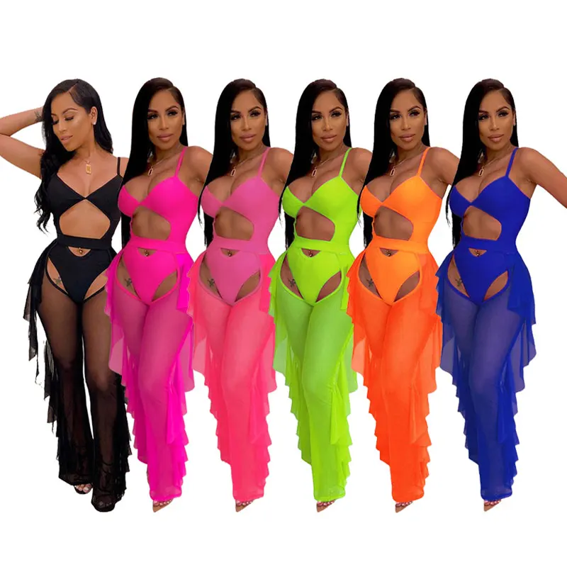 High Quality Neon Color Fashion Casual Ladies Two Piece Bikini Set Cover Up Pants Women Beachwear Swimwear
High Quality Neon Color Fashion Casual Ladies Two Piece Bikini Set Cover Up Pants Women Beachwear Swimwear