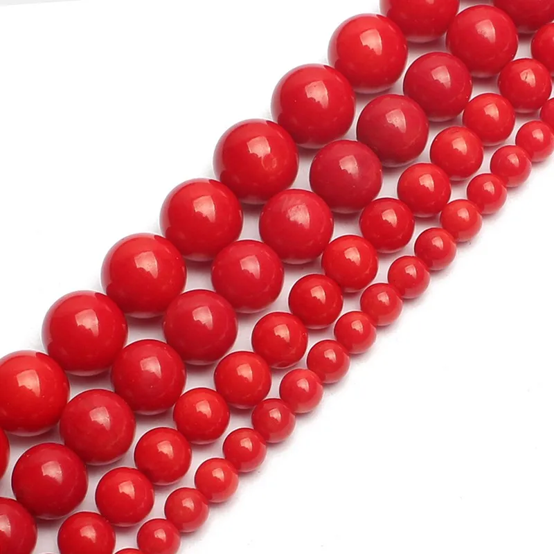 Wholesale 4/6/8/9/10MM Round Natural Red Coral Beads For Jewelry Making Diy Bracelet Necklace
Wholesale 4/6/8/9/10MM Round Natural Red Coral Beads For Jewelry Making Diy Bracelet Necklace