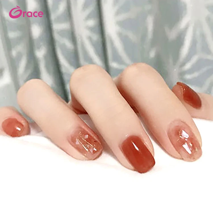P150 artifical press on false nail acrylic fashion short square shape pre designed orange Color with shine powder, Picture
P150 artifical press on false nail acrylic fashion short square shape pre designed orange Color with shine powder, Picture