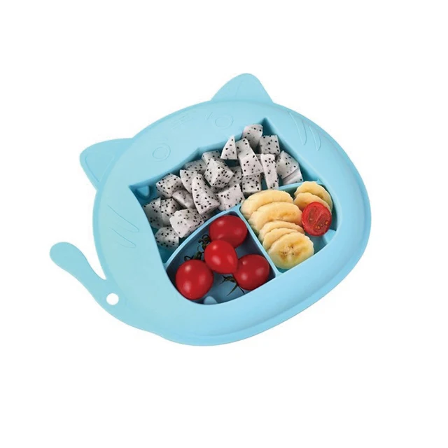 Children's Tableware Baby Suction Divided Tableware Plate Bpa Free Feeding Silicon Baby Plate
Children's Tableware Baby Suction Divided Tableware Plate Bpa Free Feeding Silicon Baby Plate