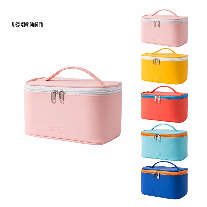 Make Up Cases Waterproof Travel Polish Bags Storage Pu Portable Cosmetic Case Large Capacity Storage Box Cosmetic Storage Bag
Make Up Cases Waterproof Travel Polish Bags Storage Pu Portable Cosmetic Case Large Capacity Storage Box Cosmetic Storage Bag