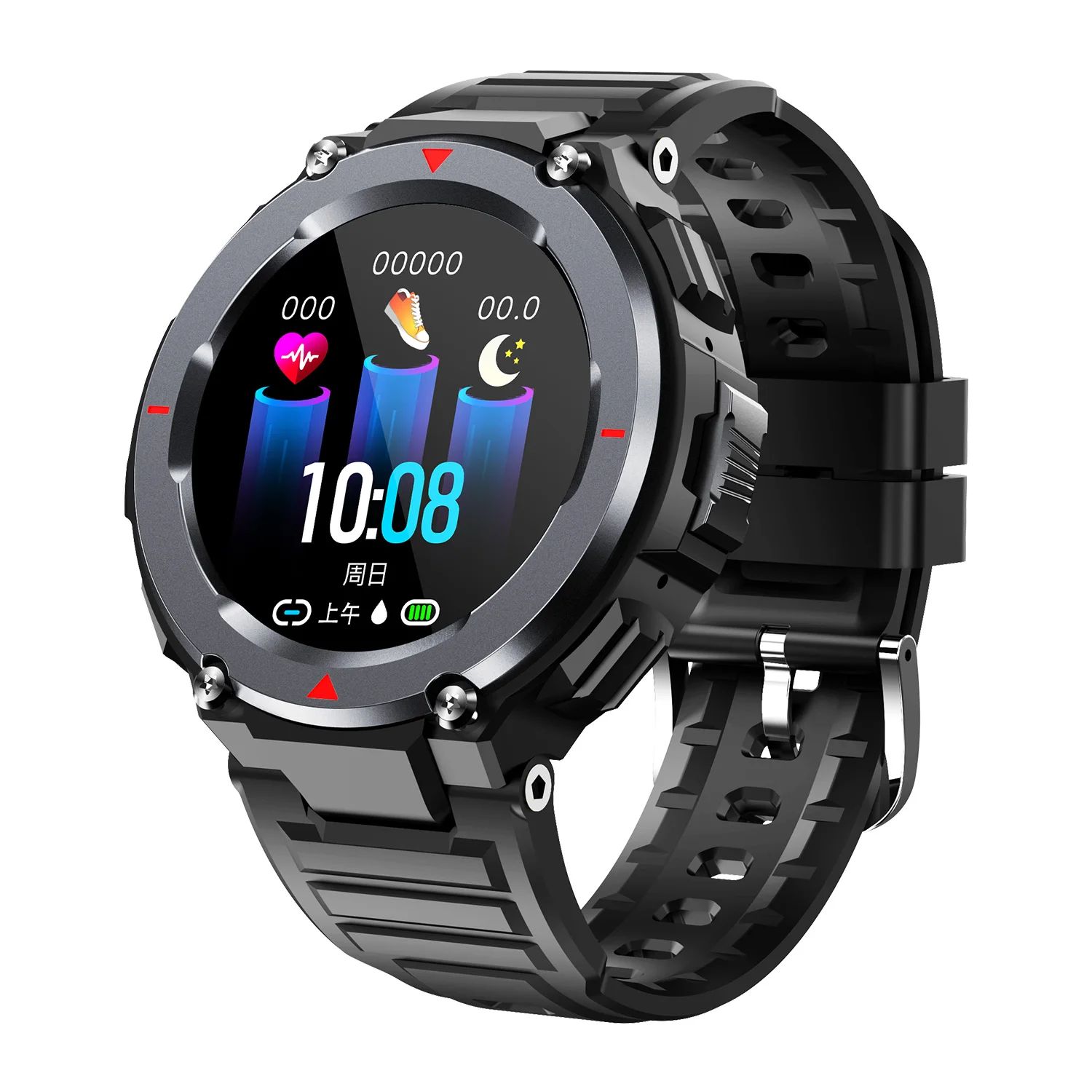 New Smartwatch Outdoor Design Music Player BT Calls Heart Rate Monitoring Multi Sport Mode For Smart Phone
New Smartwatch Outdoor Design Music Player BT Calls Heart Rate Monitoring Multi Sport Mode For Smart Phone