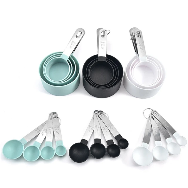 Measuring Cup Measuring Spoon Set Plastic Measuring Spoon with Stainless Steel Handle Kitchen Accessories, As show
Measuring Cup Measuring Spoon Set Plastic Measuring Spoon with Stainless Steel Handle Kitchen Accessories, As show
