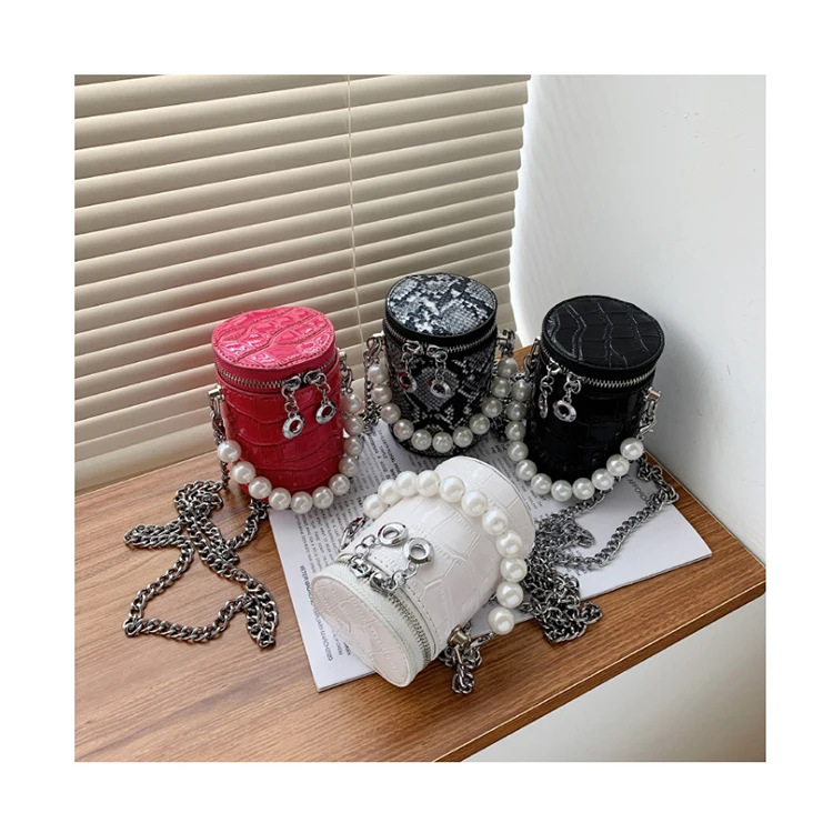 Super Mini Alligator Crossbody Bags Pearl Beading Small Hand Bags For Women Chain Bucket Bags Ladies Lipsticks Handbags sac
Super Mini Alligator Crossbody Bags Pearl Beading Small Hand Bags For Women Chain Bucket Bags Ladies Lipsticks Handbags sac