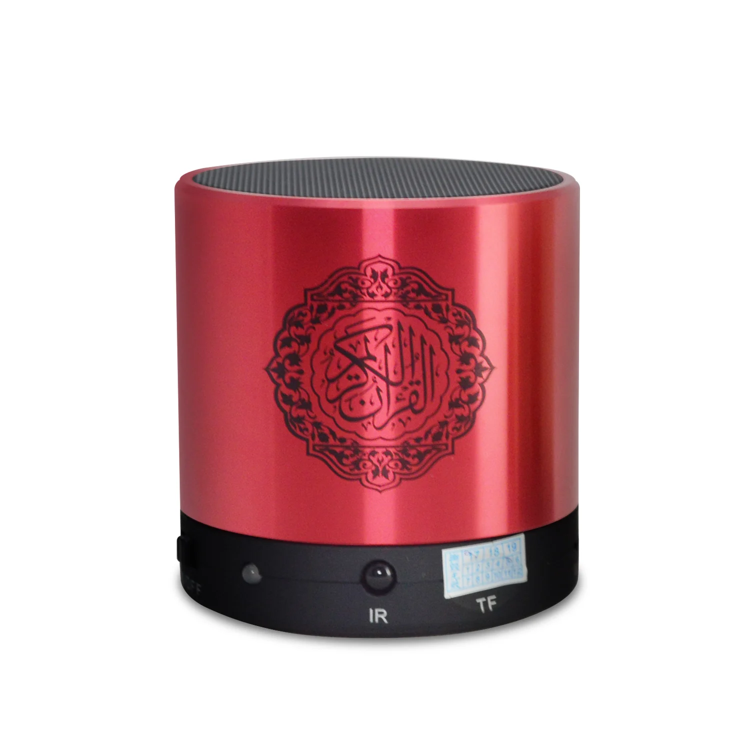 

Equantu 8GB mini cylindrical portable al digital player mp3 download quran sudais quran speaker, Red/black/gold/silver