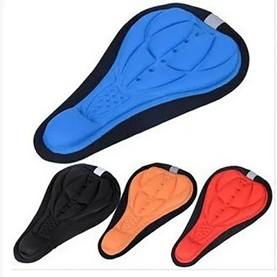 Mountain Bike Cycling Thickened Extra Comfort Ultra Soft Silicone 3D Gel Pad Cushion Cover Bicycle Saddle Seat 4 Colors
Mountain Bike Cycling Thickened Extra Comfort Ultra Soft Silicone 3D Gel Pad Cushion Cover Bicycle Saddle Seat 4 Colors