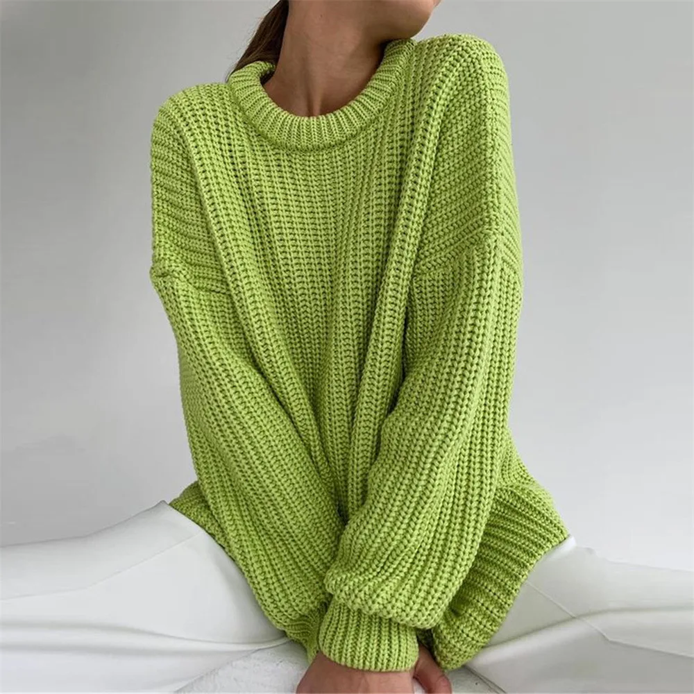 Wholesale 2021 winter sweater women solid candy color casual long sleeve round neck designer fall sweater, Many colors
Wholesale 2021 winter sweater women solid candy color casual long sleeve round neck designer fall sweater, Many colors