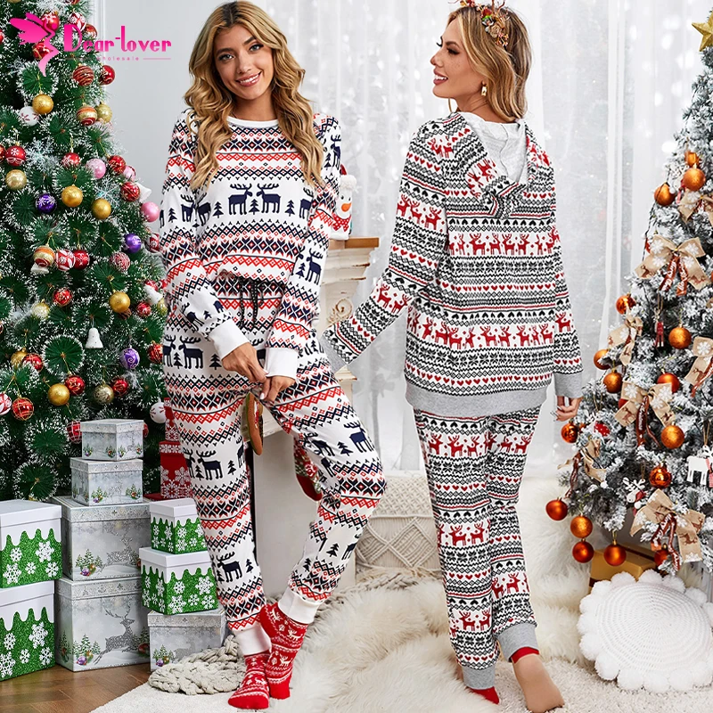 Wholesale Designer Two Piece Women Sleepwear Sets Matching Family Pajama Sets Christmas Pajamas
Wholesale Designer Two Piece Women Sleepwear Sets Matching Family Pajama Sets Christmas Pajamas