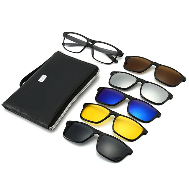 DLC2310 PC 2020 5 in 1 Sunglasses clip on Polarized Glasses Clip Magnetic Driving Sunglasses Night Vision lentes de sol
DLC2310 PC 2020 5 in 1 Sunglasses clip on Polarized Glasses Clip Magnetic Driving Sunglasses Night Vision lentes de sol