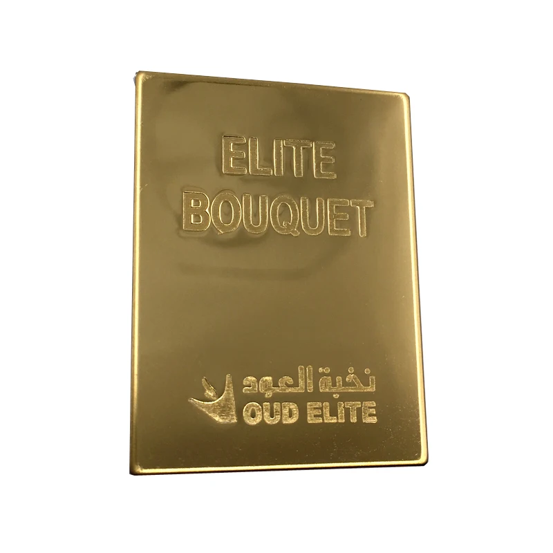 Top selling Logo embossed high shiny blingbling eau de parfum brand original logo for perfume, Anodizing
Top selling Logo embossed high shiny blingbling eau de parfum brand original logo for perfume, Anodizing