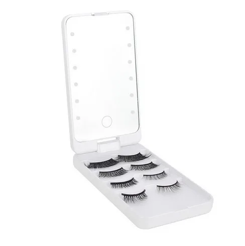 Trending Product Amazon Square Eyelash Cardboard Box Eyelash Packaging Box Led Lights Makeup Mirror, White
Trending Product Amazon Square Eyelash Cardboard Box Eyelash Packaging Box Led Lights Makeup Mirror, White