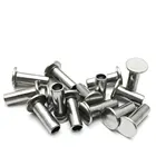 Copper stainless steel semi-hollow solid nail pearl button rivet paper binding painted pop rivets