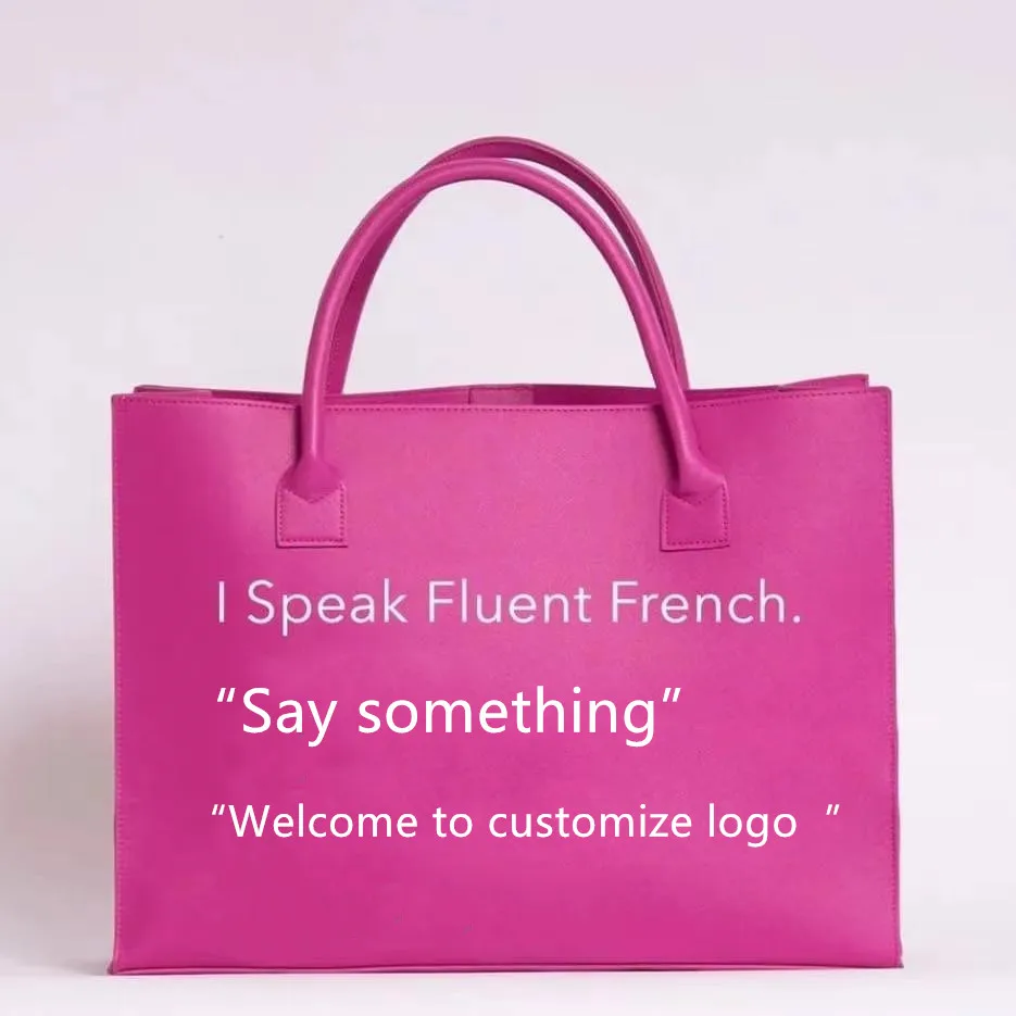 Custom logo I CAN SPEAK FLUENT FRENCH ITALIAN Style Ladies Vintage Large Storage Pu Leather Bags for women Tote Bag Fashion
Custom logo I CAN SPEAK FLUENT FRENCH ITALIAN Style Ladies Vintage Large Storage Pu Leather Bags for women Tote Bag Fashion