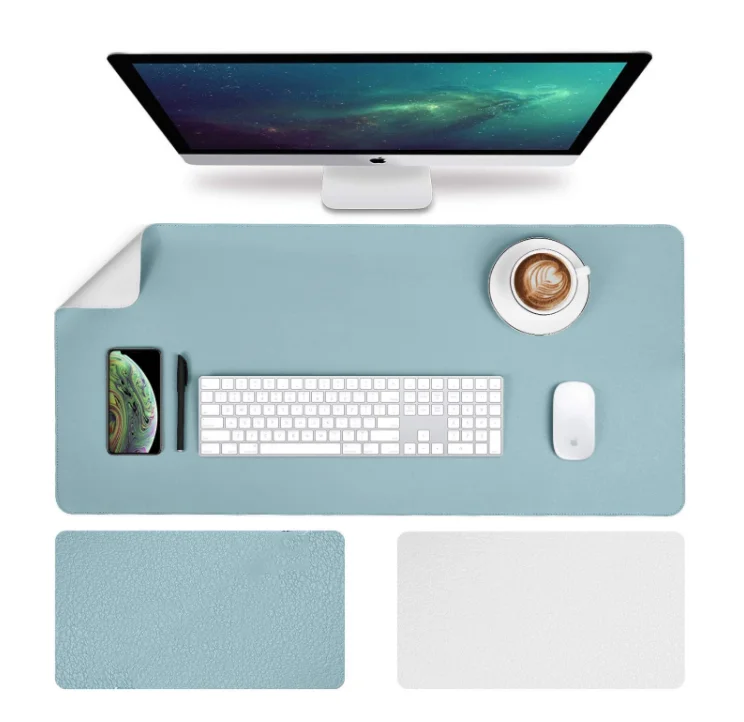 2021 Multi Colors PU Leather Double Sided Desk Mats decoration Pad for Laptop Writing Desk Mat Pad
2021 Multi Colors PU Leather Double Sided Desk Mats decoration Pad for Laptop Writing Desk Mat Pad
