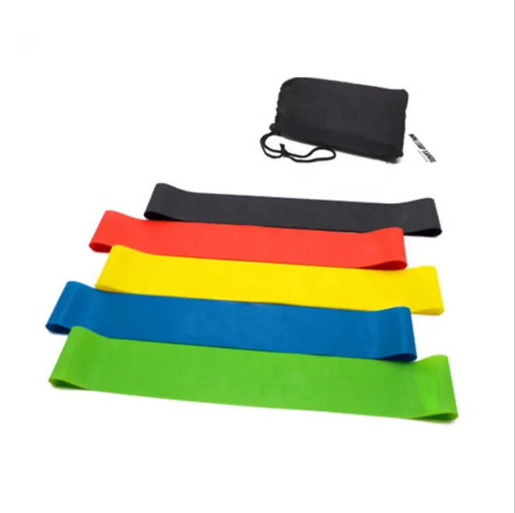 Yoga gym equipment custom printed 60cm latex fitness resistance loop bands sets, Black red green blue yellow
Yoga gym equipment custom printed 60cm latex fitness resistance loop bands sets, Black red green blue yellow