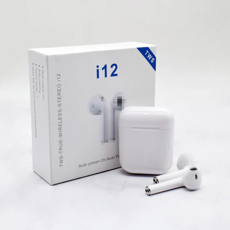 TWS 5.0TWS Earbuds i12 Touch Earphones Waterproof Headset Sport Headphone with Charger Box, White
TWS 5.0TWS Earbuds i12 Touch Earphones Waterproof Headset Sport Headphone with Charger Box, White