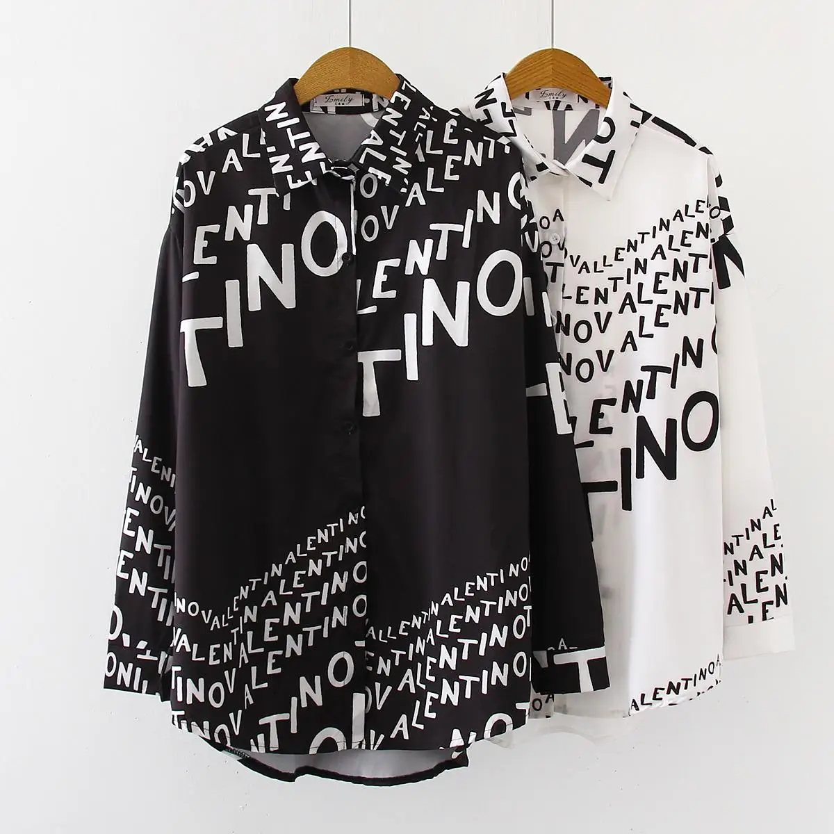 2021 spring summer women men couple Blouses fashion letter print shirts harajuku Streetwear Long Sleeve tops Loose Shirt
2021 spring summer women men couple Blouses fashion letter print shirts harajuku Streetwear Long Sleeve tops Loose Shirt