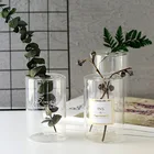 Transparent Flower Vase Glass Floral Pot Clear Glass Vase