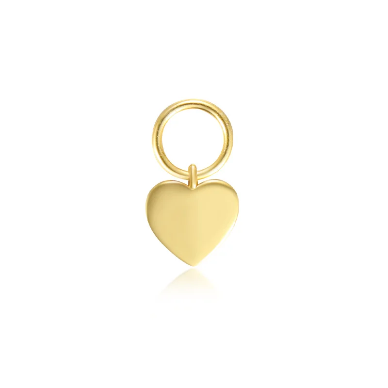 Wholesale 925 Sterling Silver 18K Gold Plated Love Heart Shape Designer Charm Pendant for Jewelry Making
Wholesale 925 Sterling Silver 18K Gold Plated Love Heart Shape Designer Charm Pendant for Jewelry Making