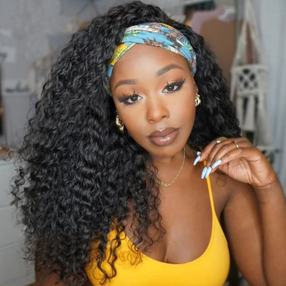 Virgin Brazilian Cuticle Aligned Hair Curly Headband Wig For Black Women Water Loose Deep Wave Half Headband Human Hair Wigs
Virgin Brazilian Cuticle Aligned Hair Curly Headband Wig For Black Women Water Loose Deep Wave Half Headband Human Hair Wigs