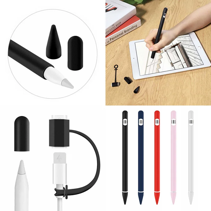 Silicone apple Pencil Holder Case For Apple Pencil 1 2 case Sleeve For iPad Stylus Protective Anti-lost ipencil Cover, Multicolor
Silicone apple Pencil Holder Case For Apple Pencil 1 2 case Sleeve For iPad Stylus Protective Anti-lost ipencil Cover, Multicolor