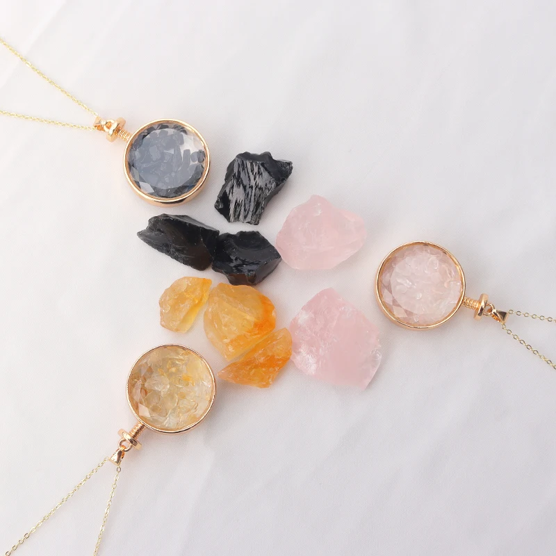 crystal wishing bottles mini Natural Crystals stone obsidian rose quartz fluorite Crystal Necklace
crystal wishing bottles mini Natural Crystals stone obsidian rose quartz fluorite Crystal Necklace