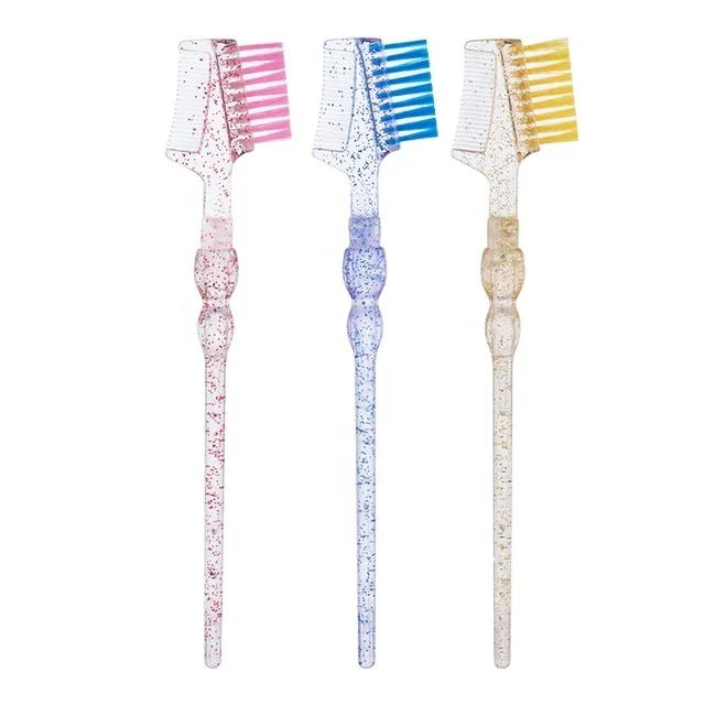 New Style Transparent Dual Sided Eyebrow Brush Clear Handle Spatula Comb High Quality Custom Eyebrow Makeup Brush, Blue, white, black, purple
New Style Transparent Dual Sided Eyebrow Brush Clear Handle Spatula Comb High Quality Custom Eyebrow Makeup Brush, Blue, white, black, purple
