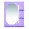 Novel Purple Color Mirror Limited Beveled Glass Mirror