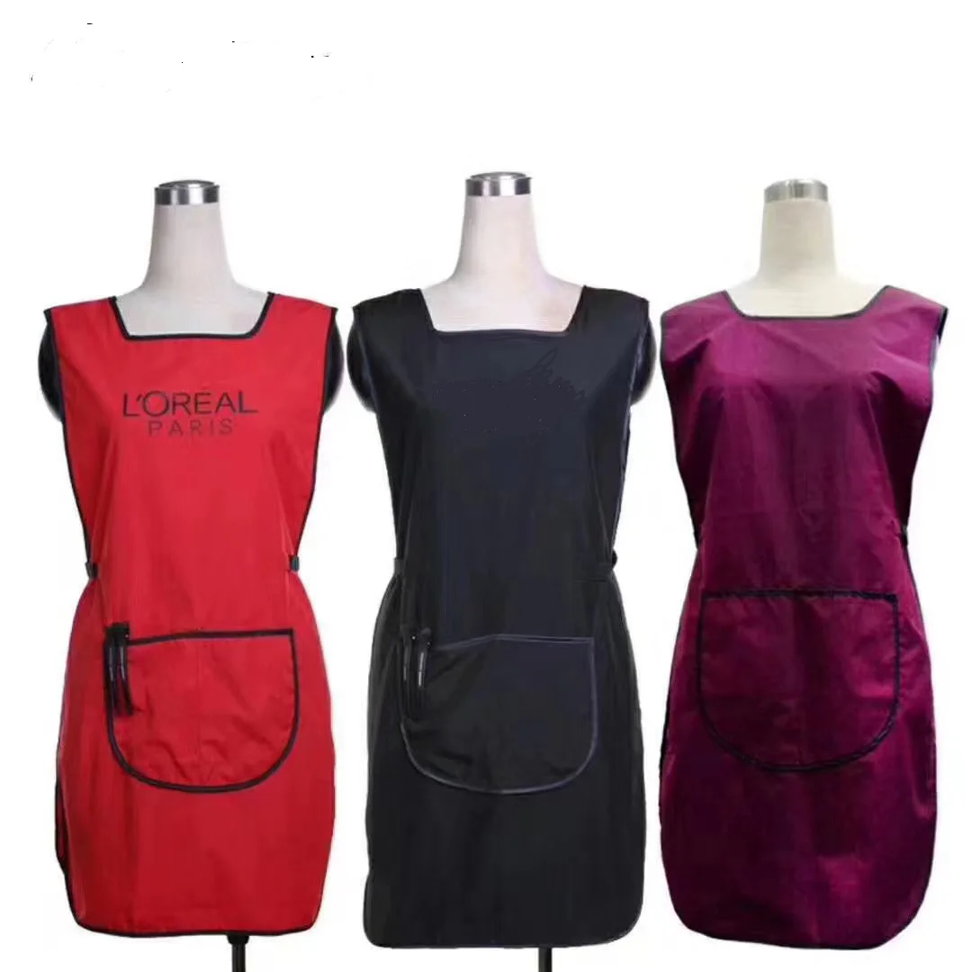 Hairdressing Apron Front-Back Hair Cutting Cape for Barber Hairstylist Styling Cloth Waterproof Salon Apron, Black,red,blue
Hairdressing Apron Front-Back Hair Cutting Cape for Barber Hairstylist Styling Cloth Waterproof Salon Apron, Black,red,blue