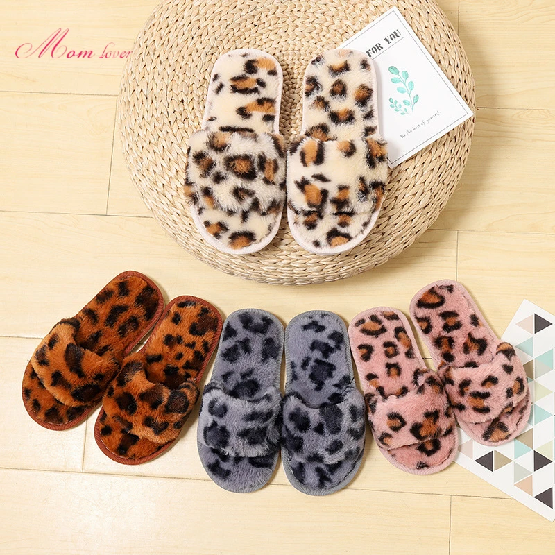 Autumn and winter leopard print children's cotton slippers male and female baby plush furry slippers, Picture
Autumn and winter leopard print children's cotton slippers male and female baby plush furry slippers, Picture