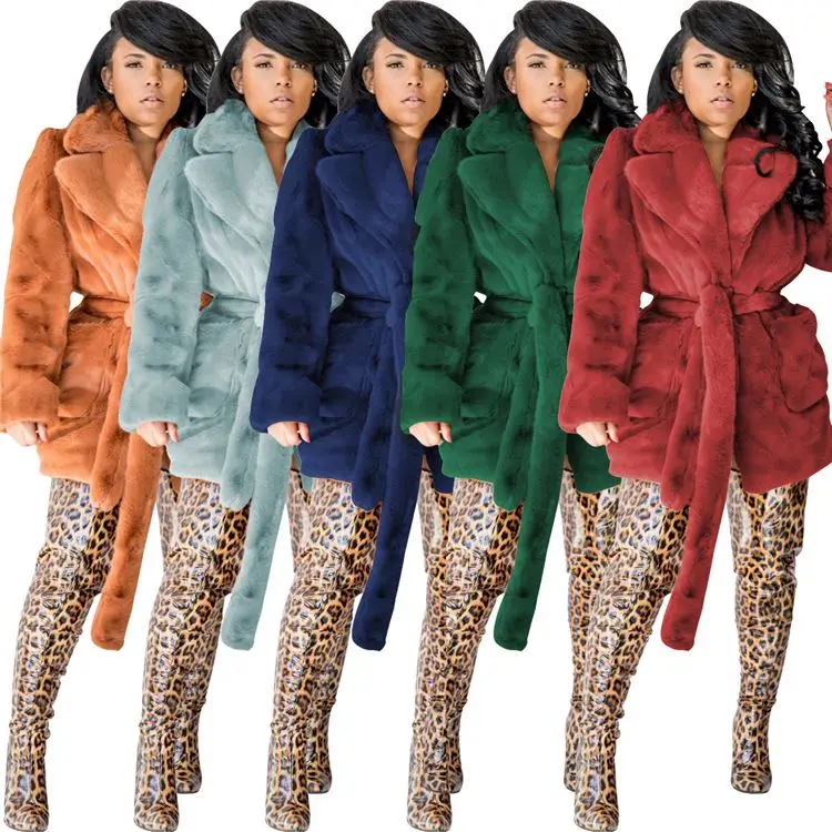 Wholesale Trendy Winter Clothing Turn Down Collar Long Rabbit Fox Faux Fur Coat Women
Wholesale Trendy Winter Clothing Turn Down Collar Long Rabbit Fox Faux Fur Coat Women