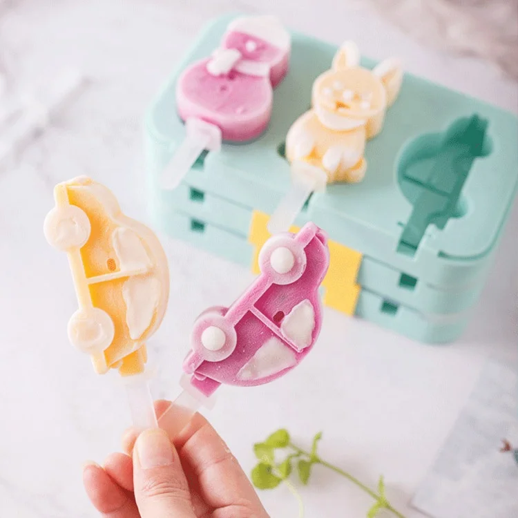 BPA Free Food Grade Silicone Ice Cream Mold With Non-Spill Lid, Green, pink, yellow and purple
BPA Free Food Grade Silicone Ice Cream Mold With Non-Spill Lid, Green, pink, yellow and purple