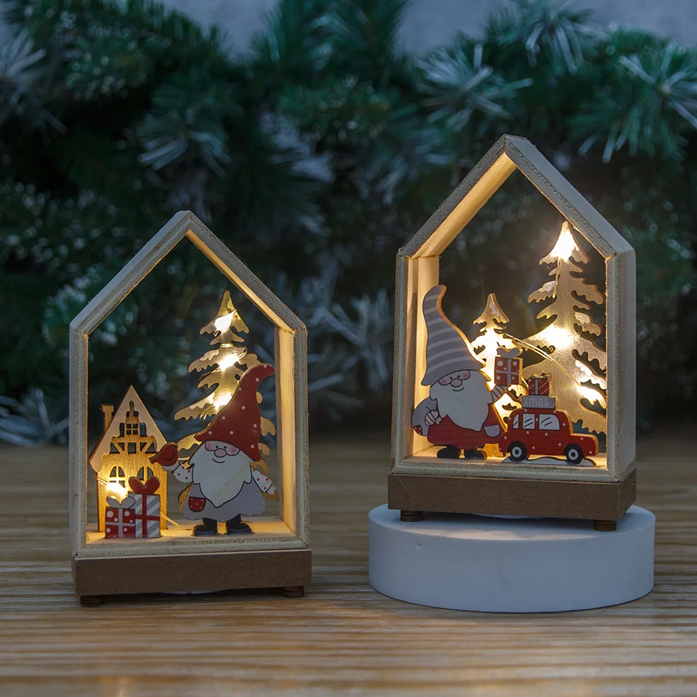 Kanggang Christmas Decoration New Style With Lights Luminous Wooden House Shape Christmas Ornaments Desktop Ornaments Decoration
Kanggang Christmas Decoration New Style With Lights Luminous Wooden House Shape Christmas Ornaments Desktop Ornaments Decoration