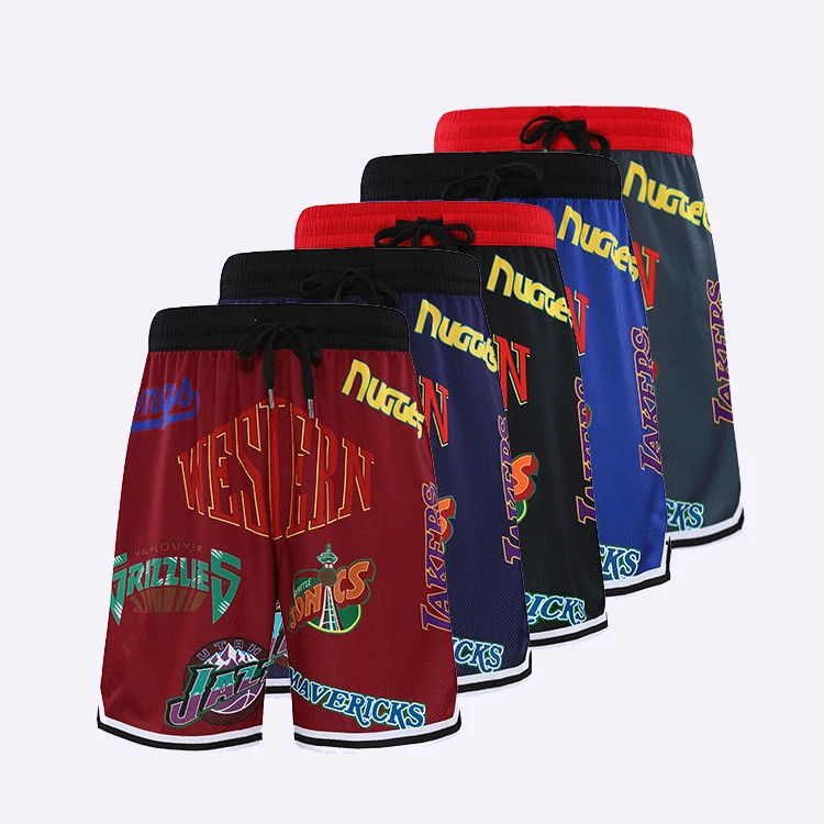 Oem retro hip hop man shorts team jersey mens authentic Old School mesh black basketball shorts with pockets
Oem retro hip hop man shorts team jersey mens authentic Old School mesh black basketball shorts with pockets