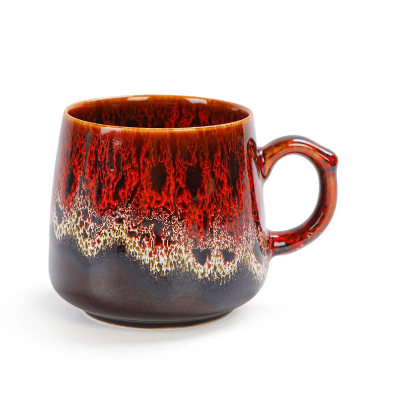 HY OEM Kiln into ceramic mug gift set coffee cup creative large capacity water cup couple enamel mug
HY OEM Kiln into ceramic mug gift set coffee cup creative large capacity water cup couple enamel mug