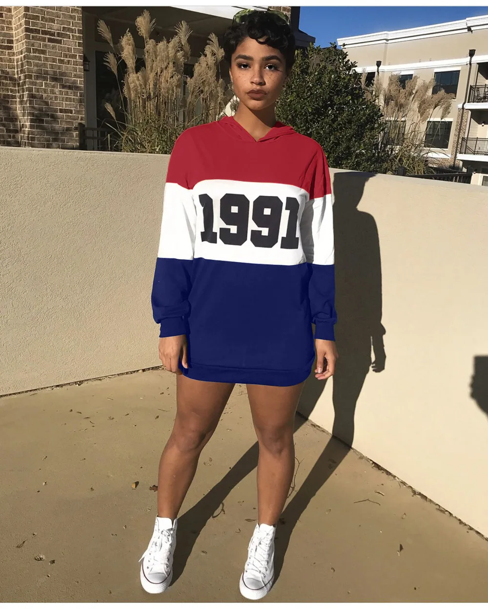 QC - BN119 Casual fashion hoodie with letter printing long sleeves lounge wear women pullover high waist hoodie dress, Customized color
QC - BN119 Casual fashion hoodie with letter printing long sleeves lounge wear women pullover high waist hoodie dress, Customized color