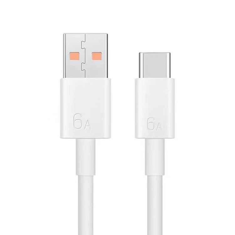 wholesale USB Type C 6A Cable Quick Charge USB-C Fast Charging Mobile Phone Data Cable for phone accessories, White
wholesale USB Type C 6A Cable Quick Charge USB-C Fast Charging Mobile Phone Data Cable for phone accessories, White