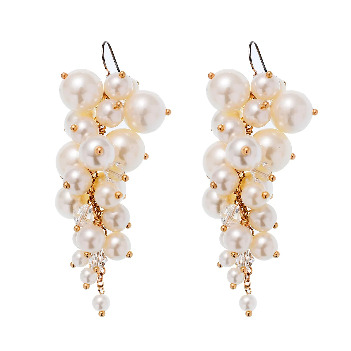 New Orb Creative Design Pearl Long Grape Shaped Lady Engagement Gift Fashion Drop Earrings
New Orb Creative Design Pearl Long Grape Shaped Lady Engagement Gift Fashion Drop Earrings