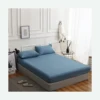 Fashion style 80gsm 100% polyester 4pcs microfiber sheets and bed sheet set for home use