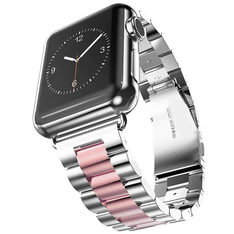 Iwatch Stainless Steel Strap For Apple Watch 42mm 38mm 1/2/3/4 Metal Watchband Bracelet Band for iWatch Series 4 5 44mm 40mm, Multi colors
Iwatch Stainless Steel Strap For Apple Watch 42mm 38mm 1/2/3/4 Metal Watchband Bracelet Band for iWatch Series 4 5 44mm 40mm, Multi colors
