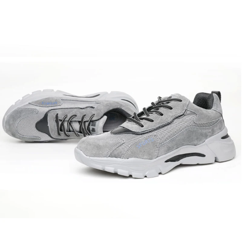 Non-slip Wear-resistant Lightweight Sneakers Indestructible Plastic steel Shoes Men's Work Shoes Safety Shoes, Grey
Non-slip Wear-resistant Lightweight Sneakers Indestructible Plastic steel Shoes Men's Work Shoes Safety Shoes, Grey
