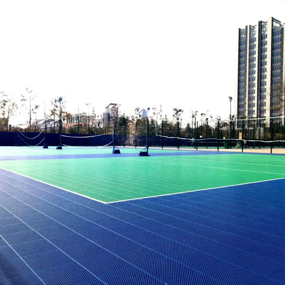 Intelligent pp recycled anti-slip interlocking plastic sports floor volleyball/basketball/badminton covering portable floor mat
Intelligent pp recycled anti-slip interlocking plastic sports floor volleyball/basketball/badminton covering portable floor mat