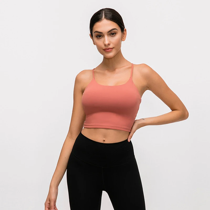 Solid Cami Sports Women Vest Type Push Up Gym Crop Top Padded Fitness Bra with Removable Cups Yoga Tank Tops, Black, white, sky blue, pink, purple gray, light blue, light gray
Solid Cami Sports Women Vest Type Push Up Gym Crop Top Padded Fitness Bra with Removable Cups Yoga Tank Tops, Black, white, sky blue, pink, purple gray, light blue, light gray