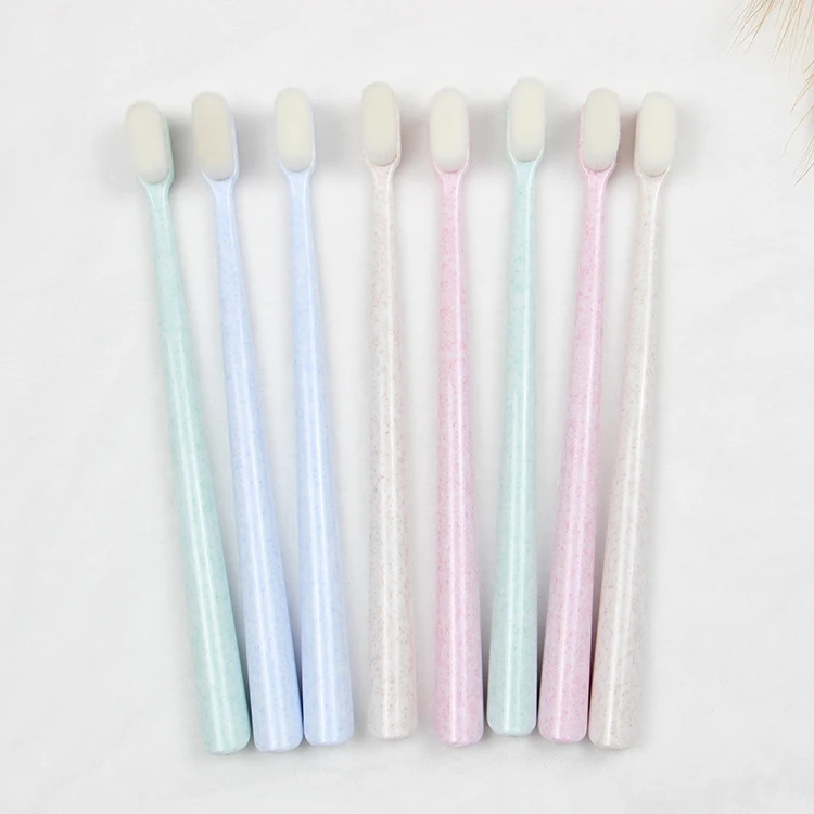 Tooth brush companies biodegradable PLA material extra fine soft bristle corn starch toothbrush for elderly, Blue,green, pink, brown
Tooth brush companies biodegradable PLA material extra fine soft bristle corn starch toothbrush for elderly, Blue,green, pink, brown