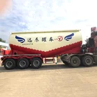 トライ車軸 45cbm バルクセメントタンカー bulker サイロセメント半トレーラー販売のため