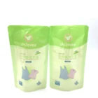 Resealable ziploc stand up pouch package bags with zipper