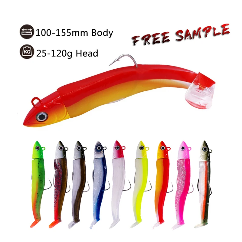 China fishing silicone lure black minnow gear soft shad fishing baits pike lure lead jig head bass fishing lure
China fishing silicone lure black minnow gear soft shad fishing baits pike lure lead jig head bass fishing lure